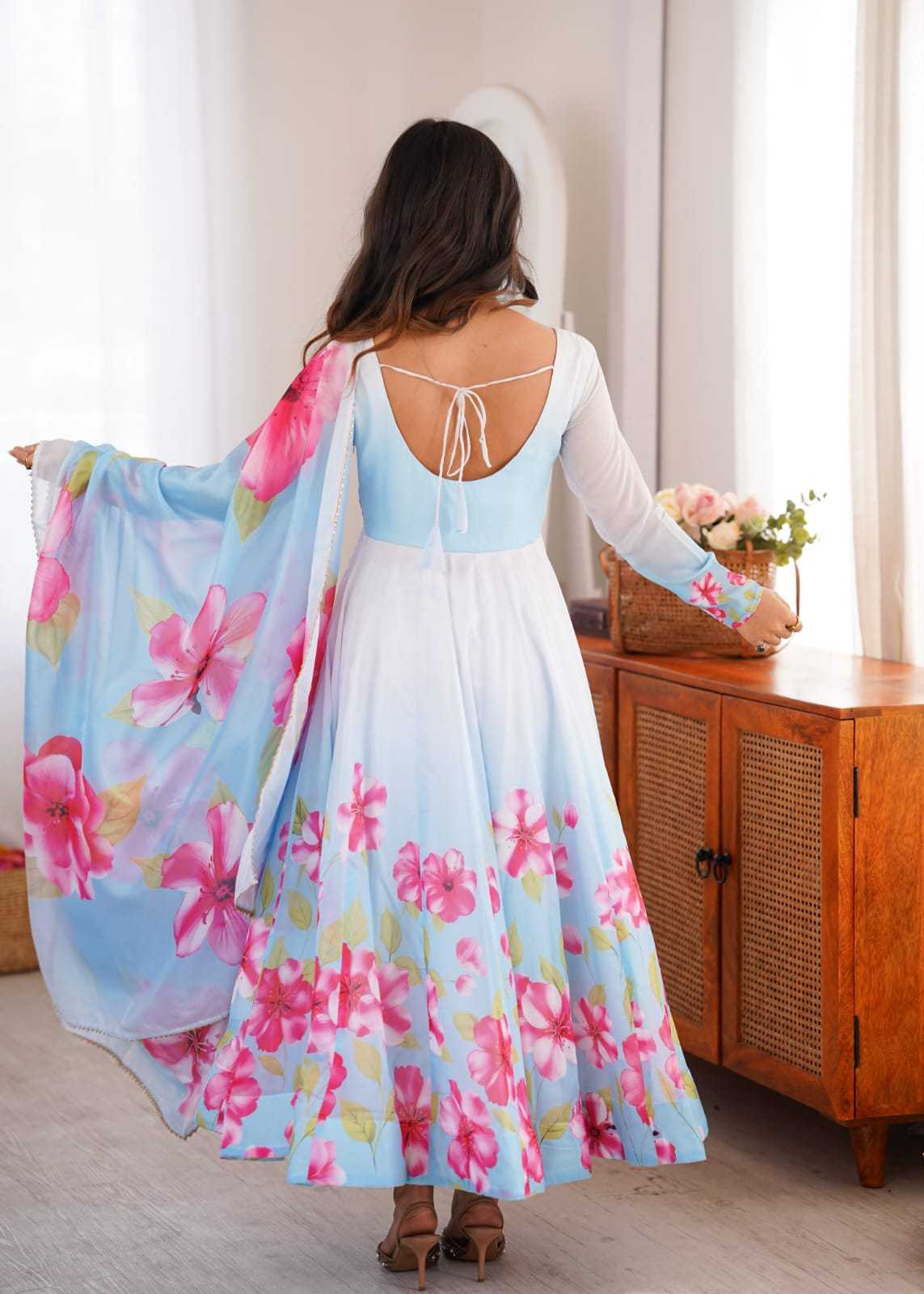 Printed Gown
