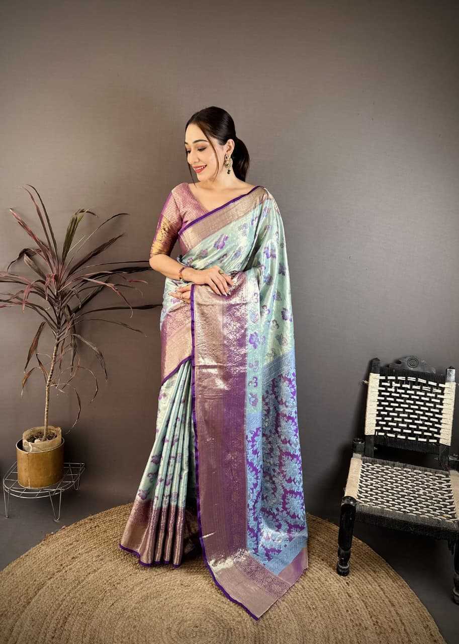 Kanjivaram Silk Floral Saree