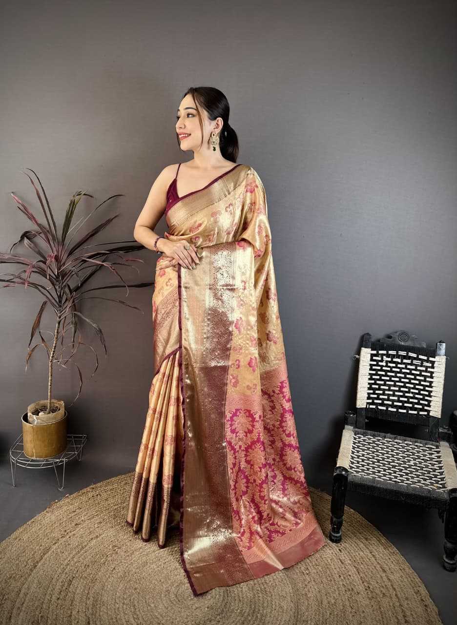 Kanjivaram Silk Floral Saree