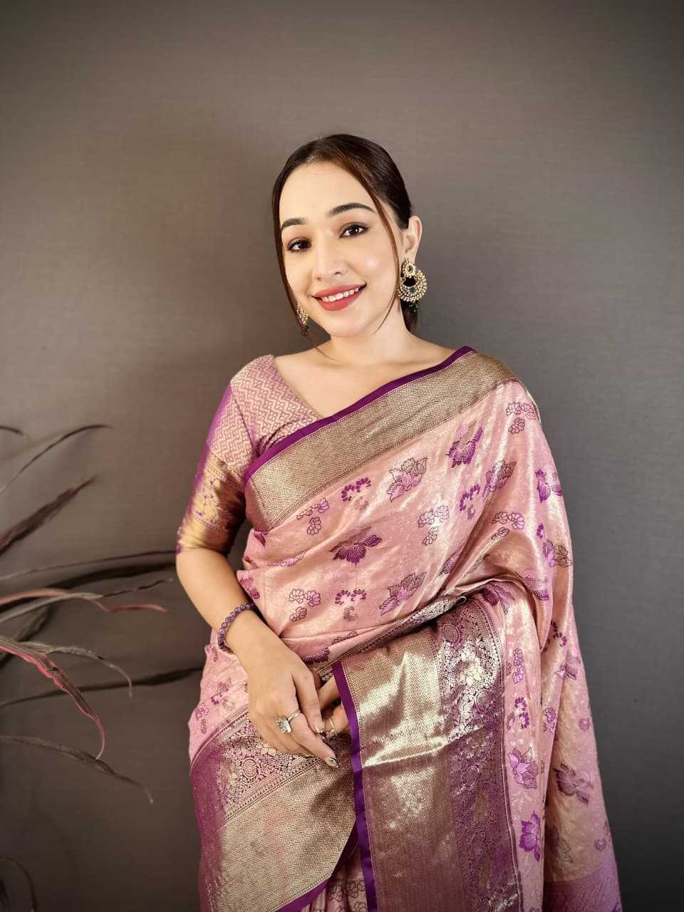 Kanjivaram Silk Floral Saree