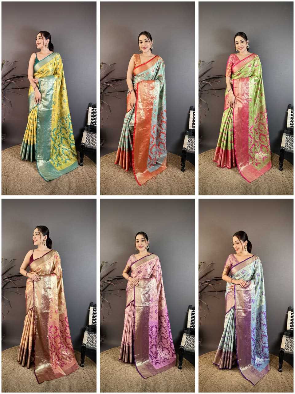 Kanjivaram Silk Floral Saree