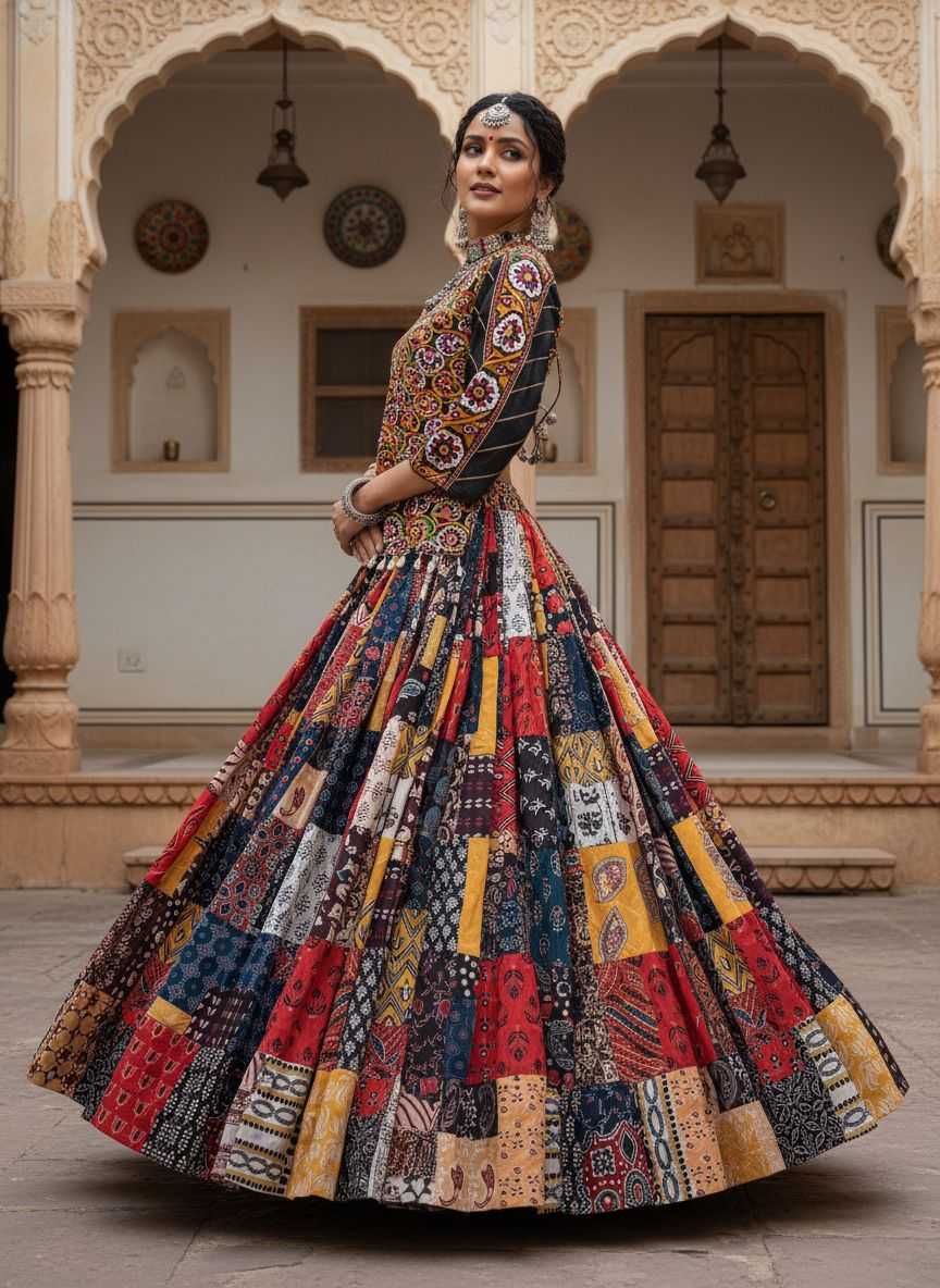 Muslin Cotton Designer Lehenga Choli