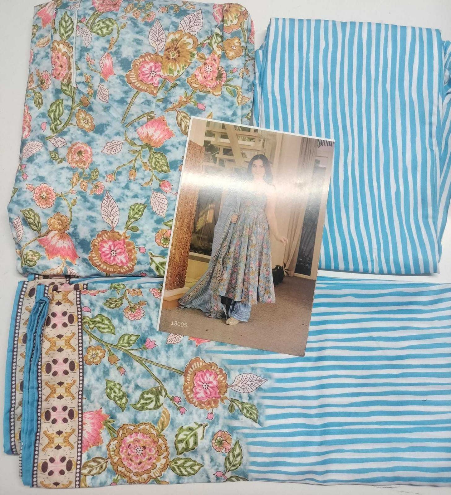 Muslin Printed Suit