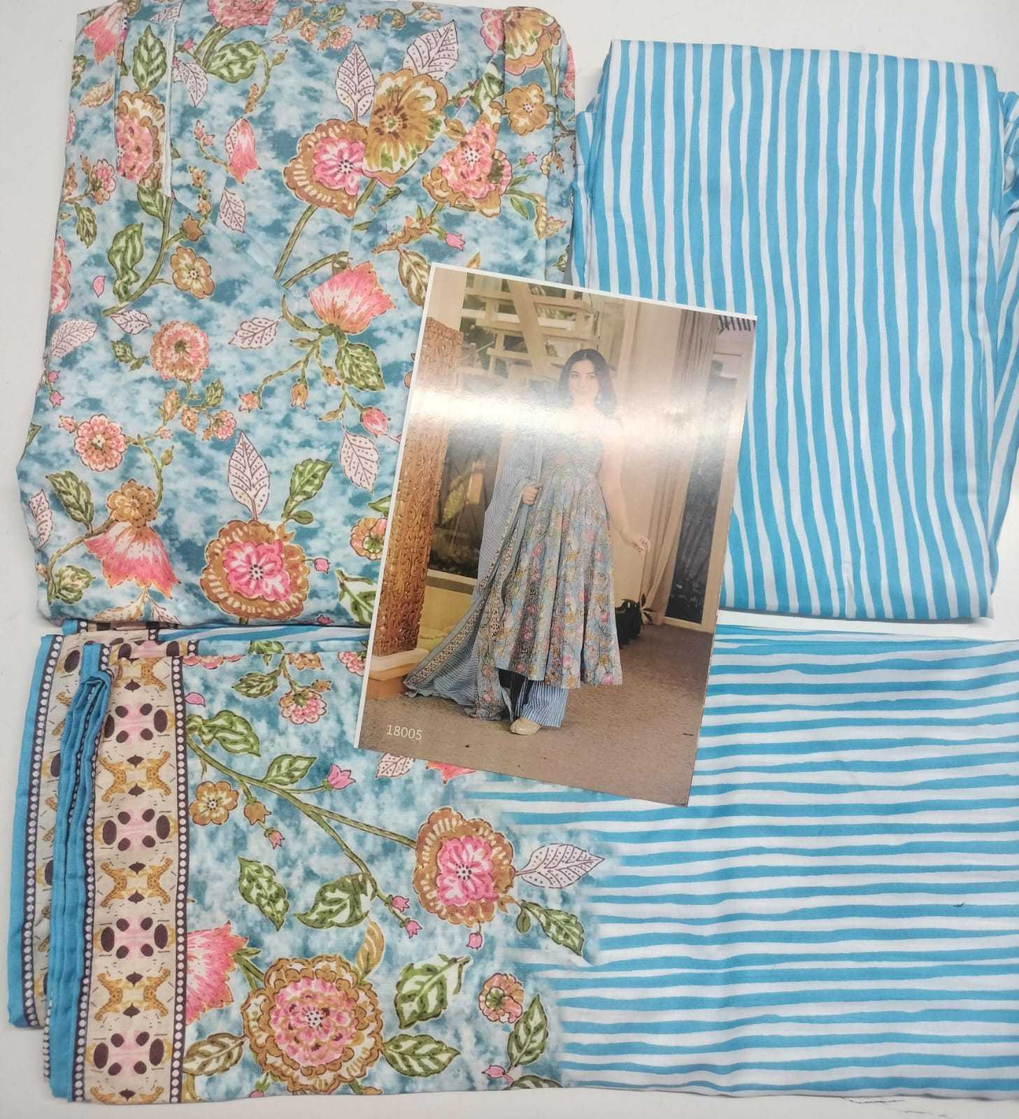 Muslin Printed Suit