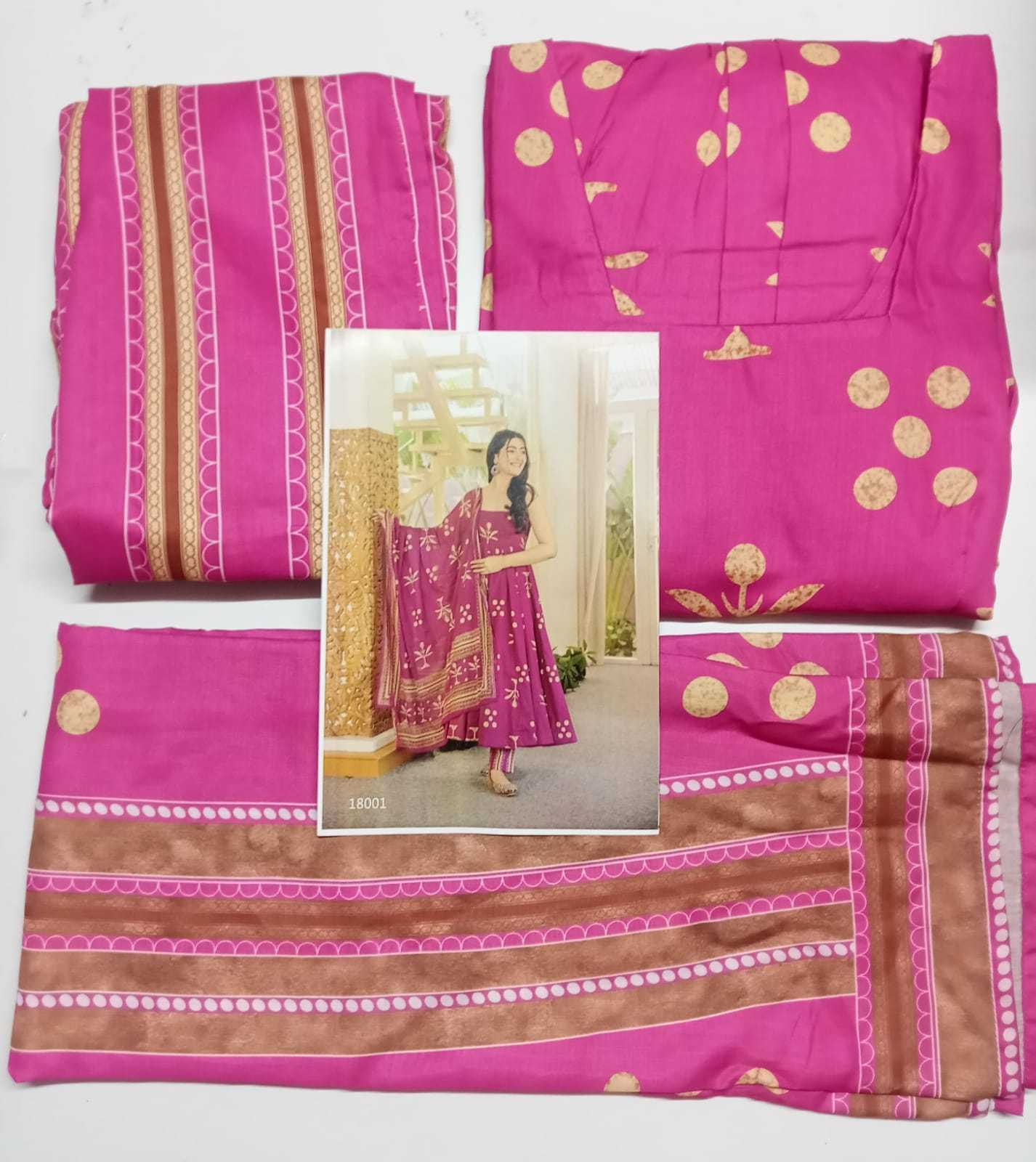 Muslin Printed Suit