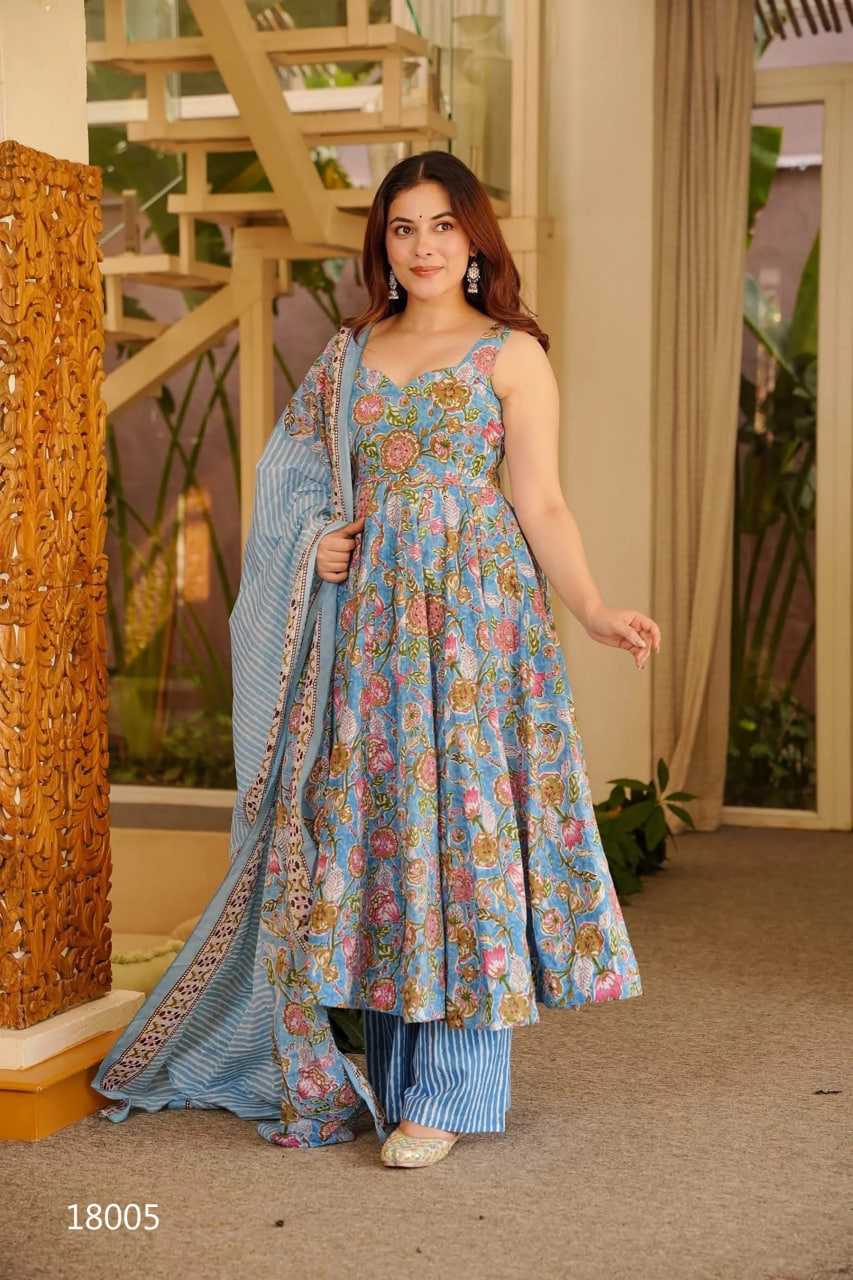 Muslin Printed Suit
