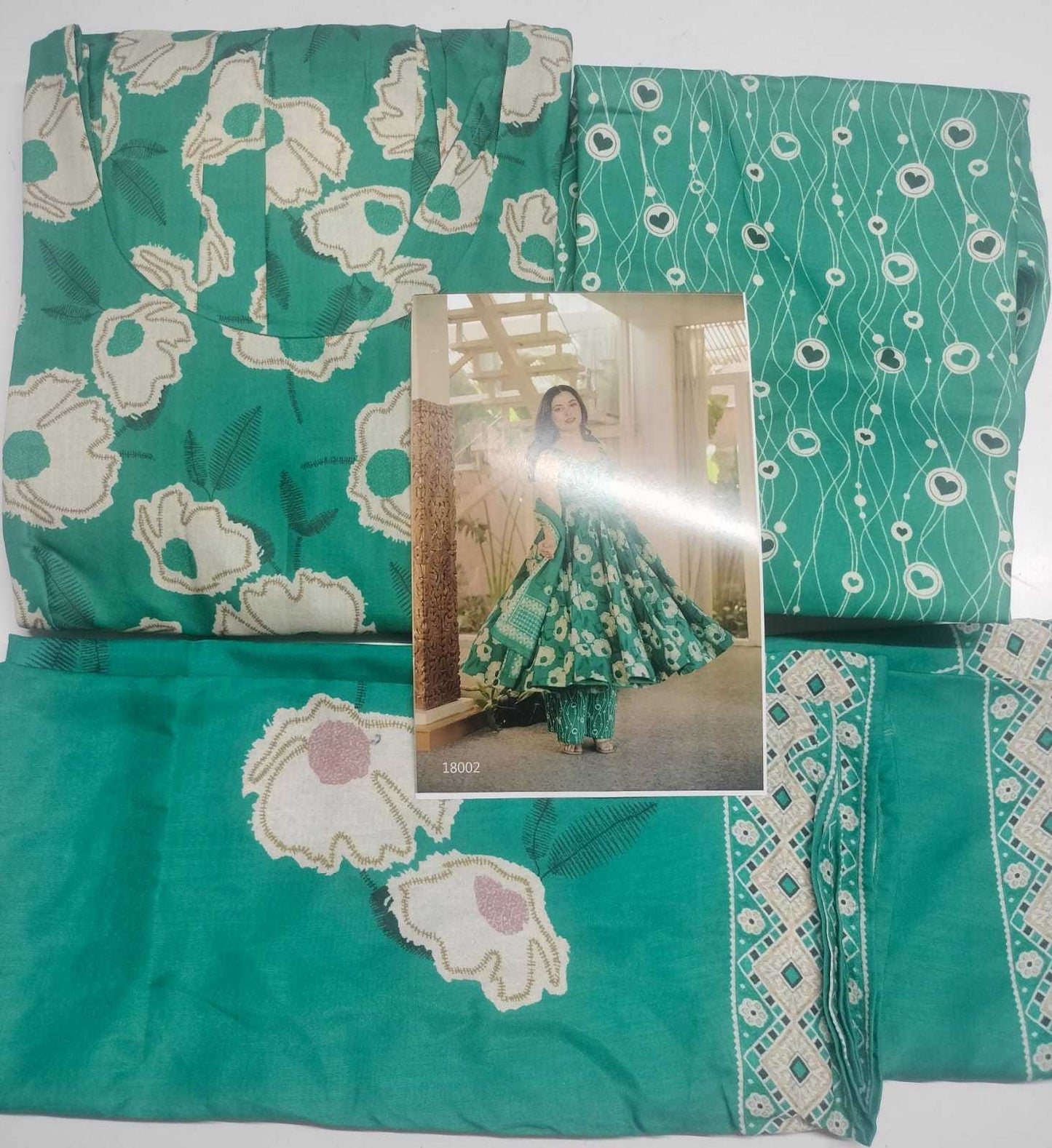 Muslin Printed Suit