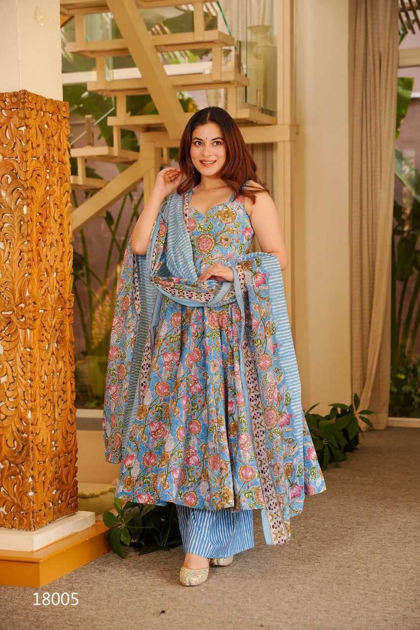 Muslin Printed Suit