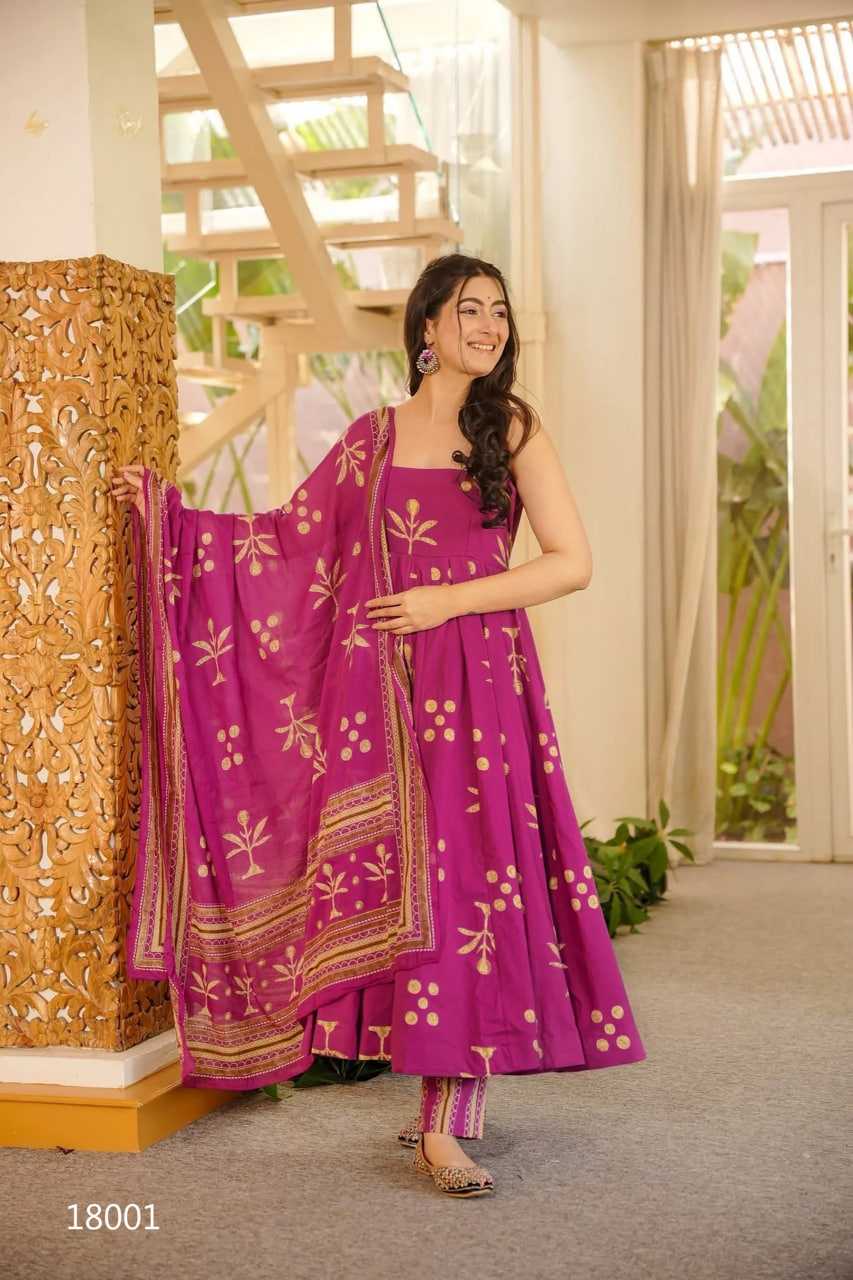 Muslin Printed Suit