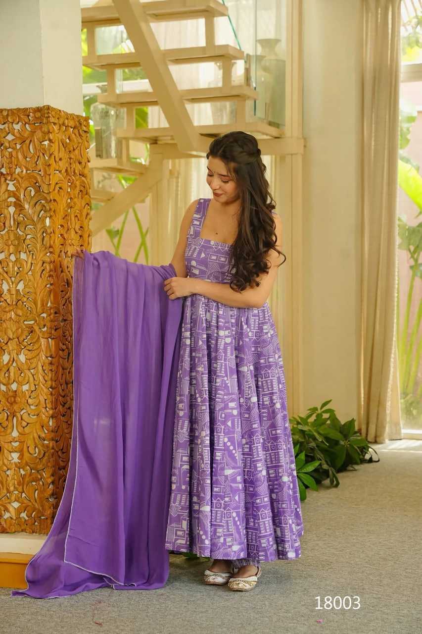 Muslin Printed Suit