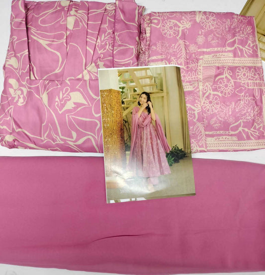 Muslin Printed Suit