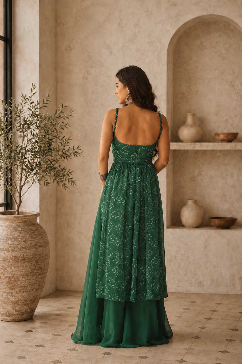 Printed Gown