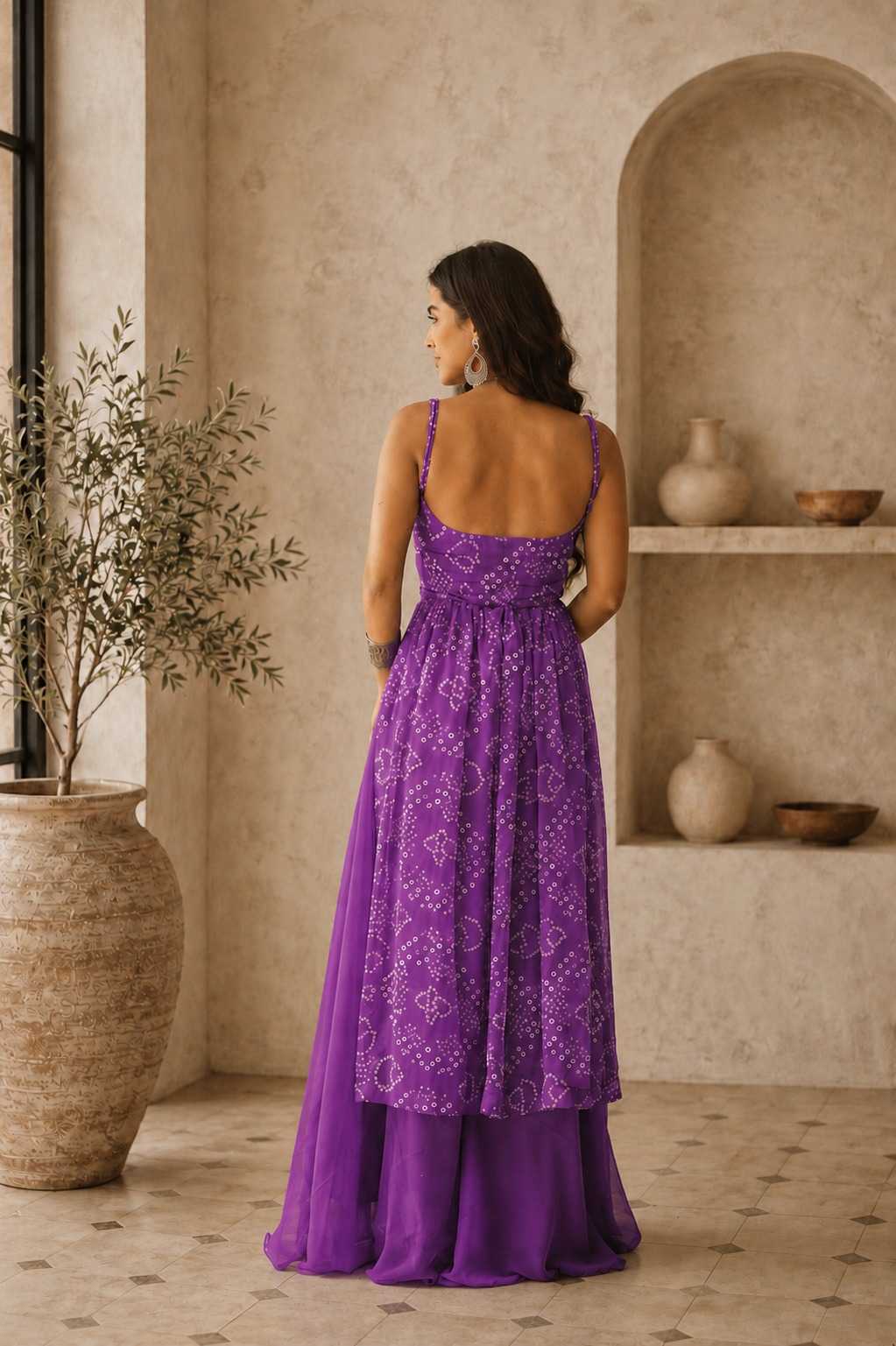 Printed Gown