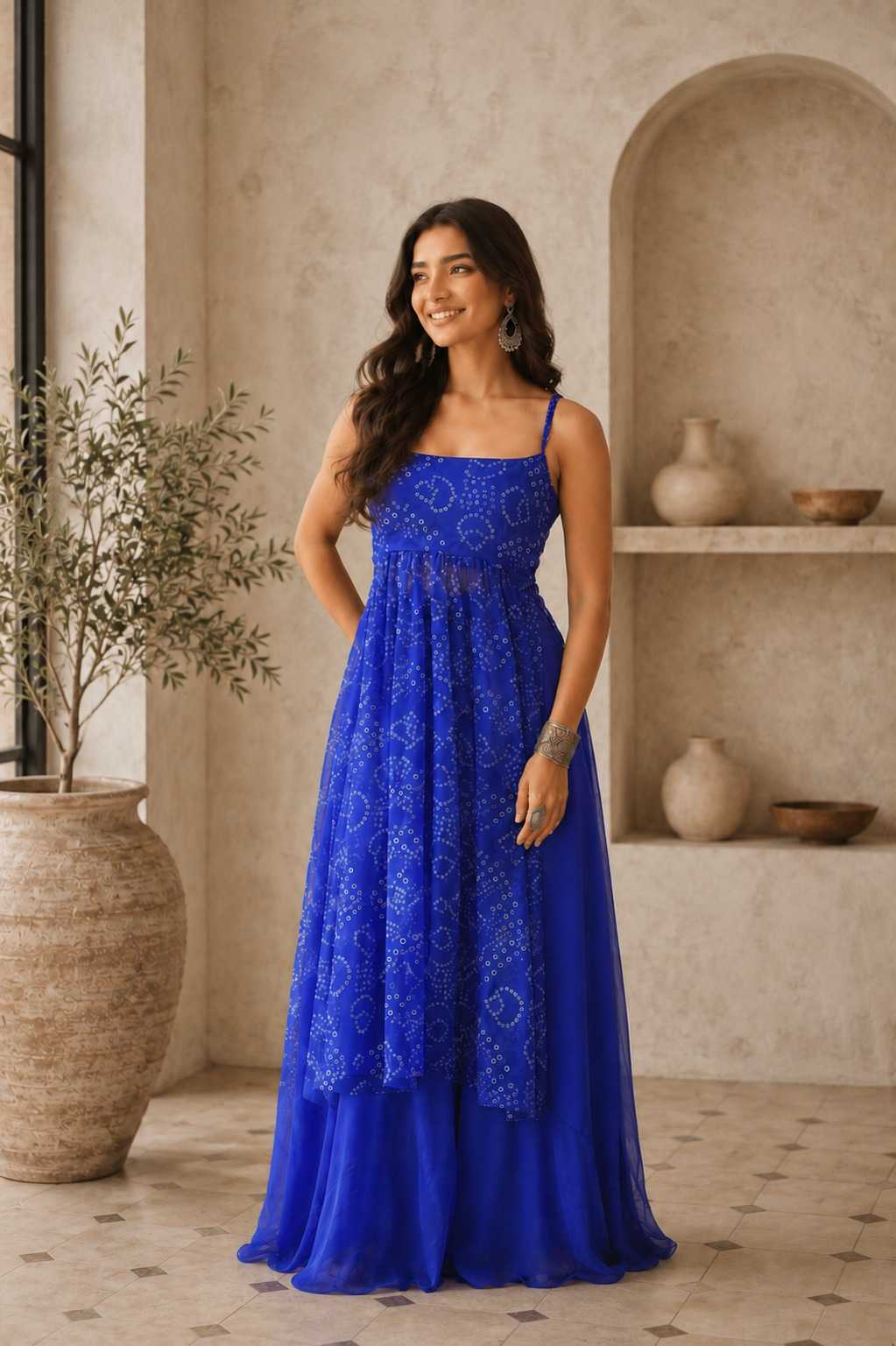 Printed Gown