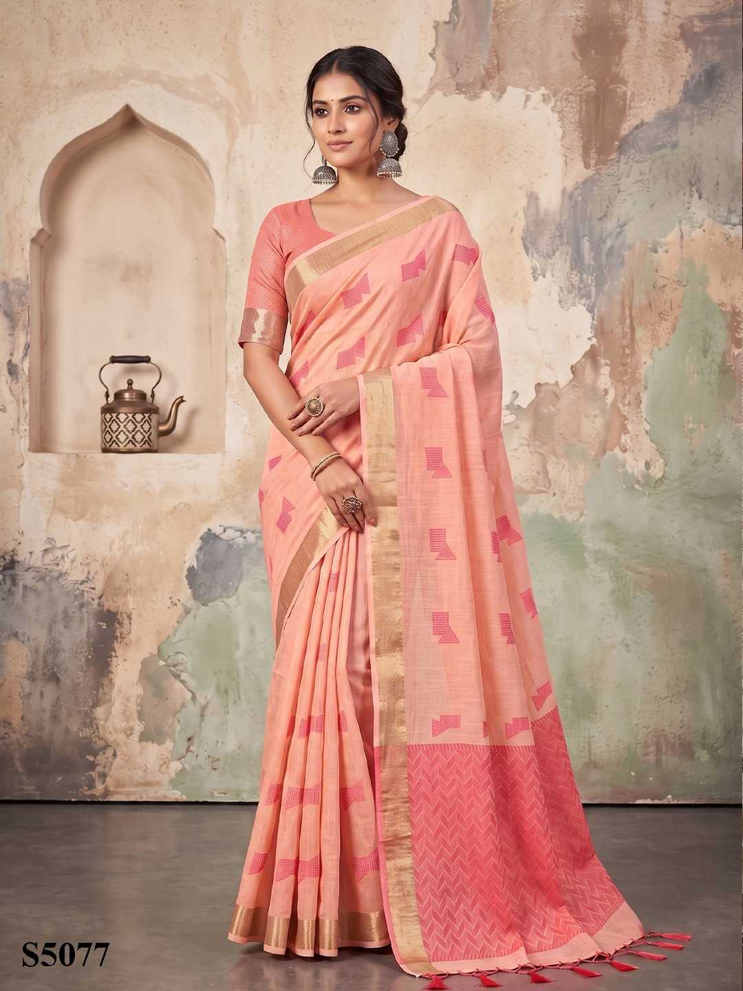 Linen Saree