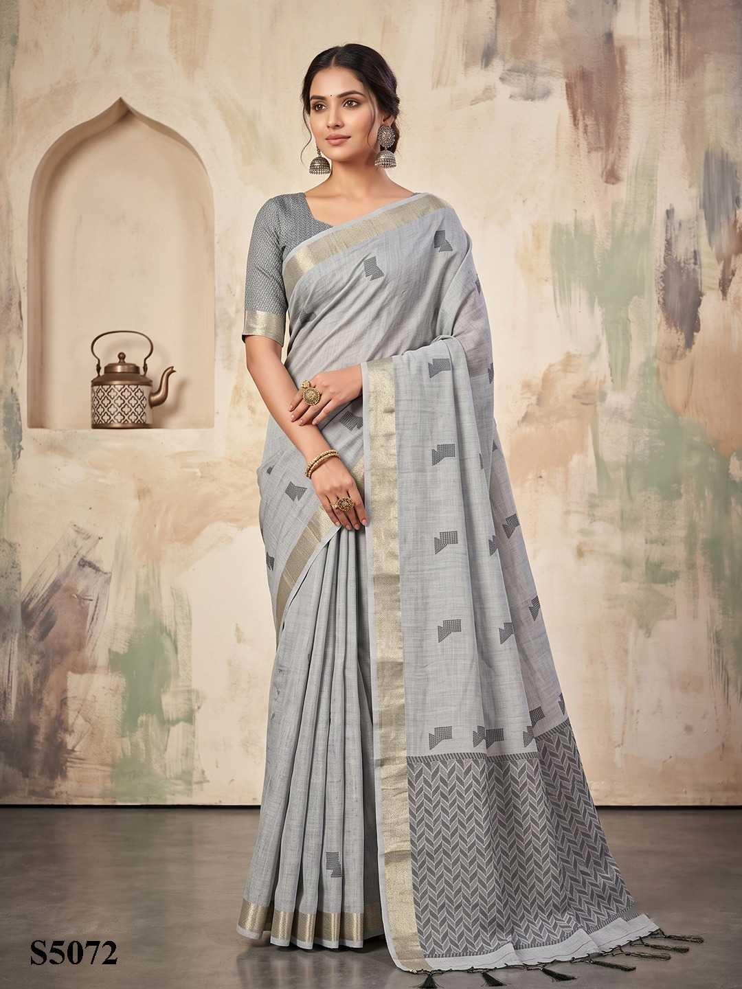 Linen Saree