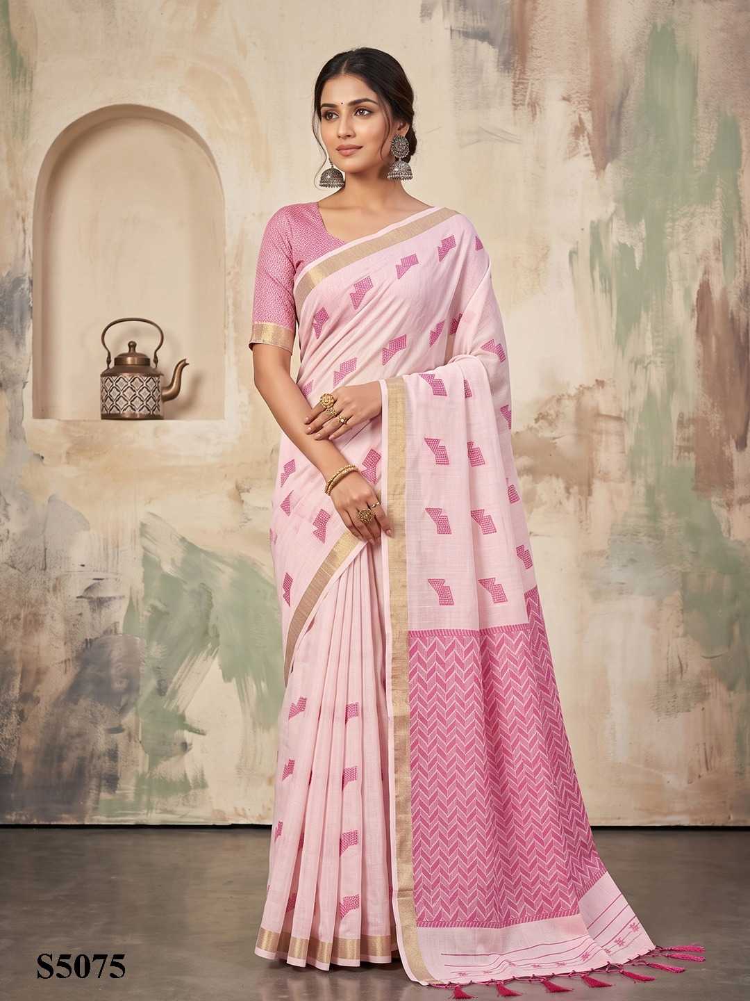 Linen Saree