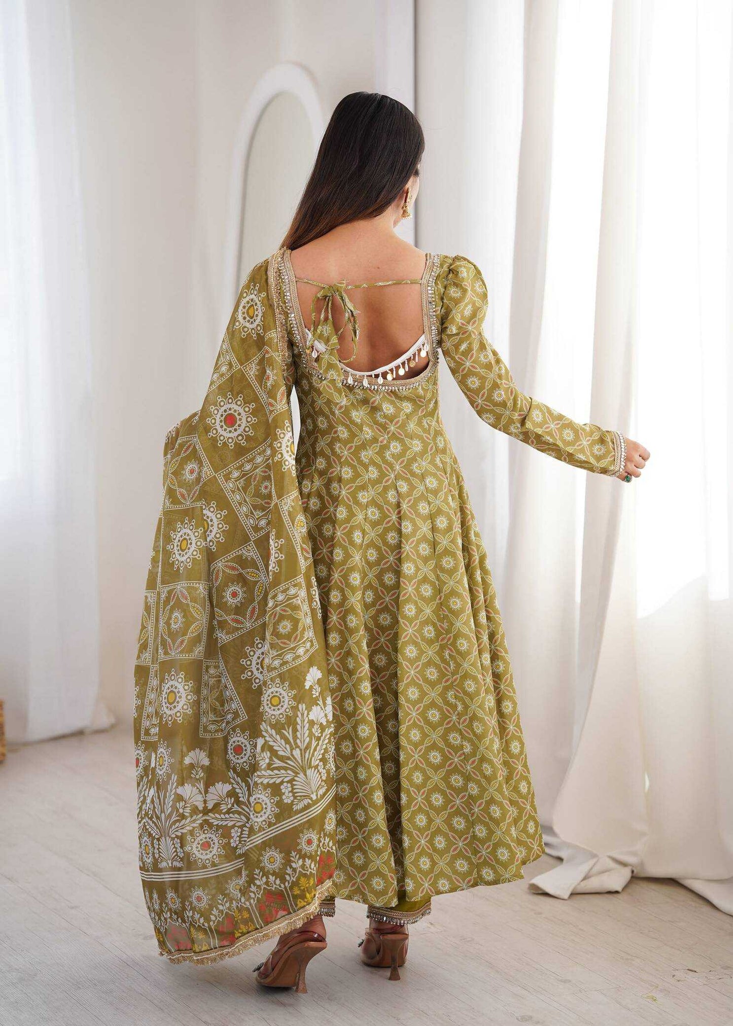 Muslin Printed Gown