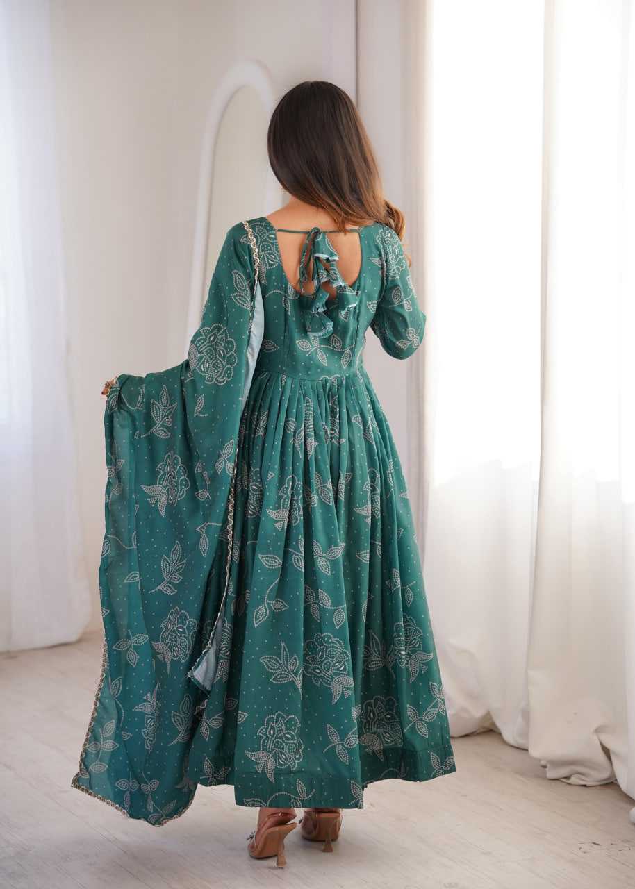Muslin Printed Gown