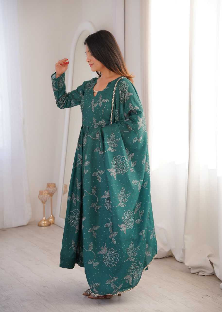 Muslin Printed Gown