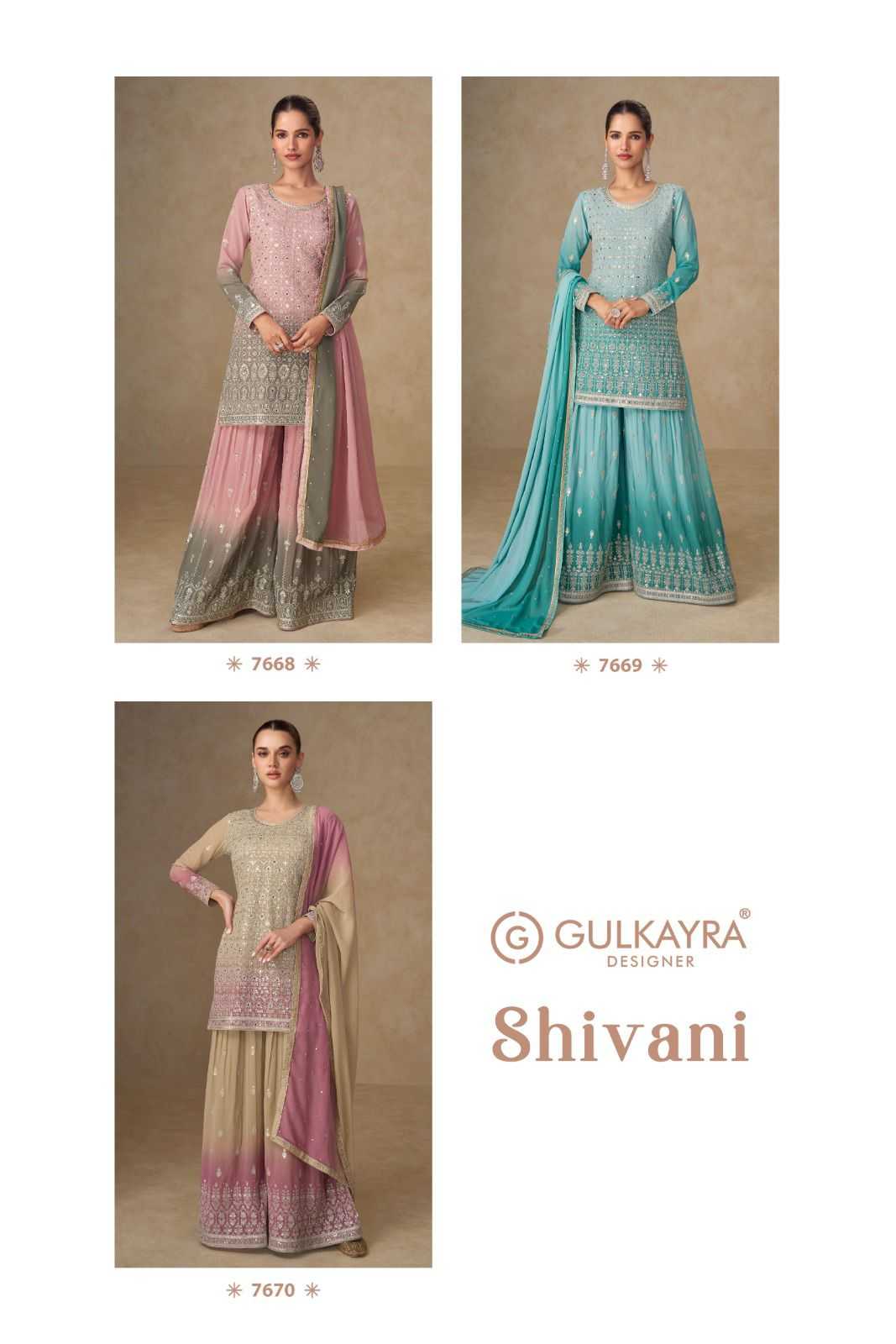 Georgette Palazzo Suit