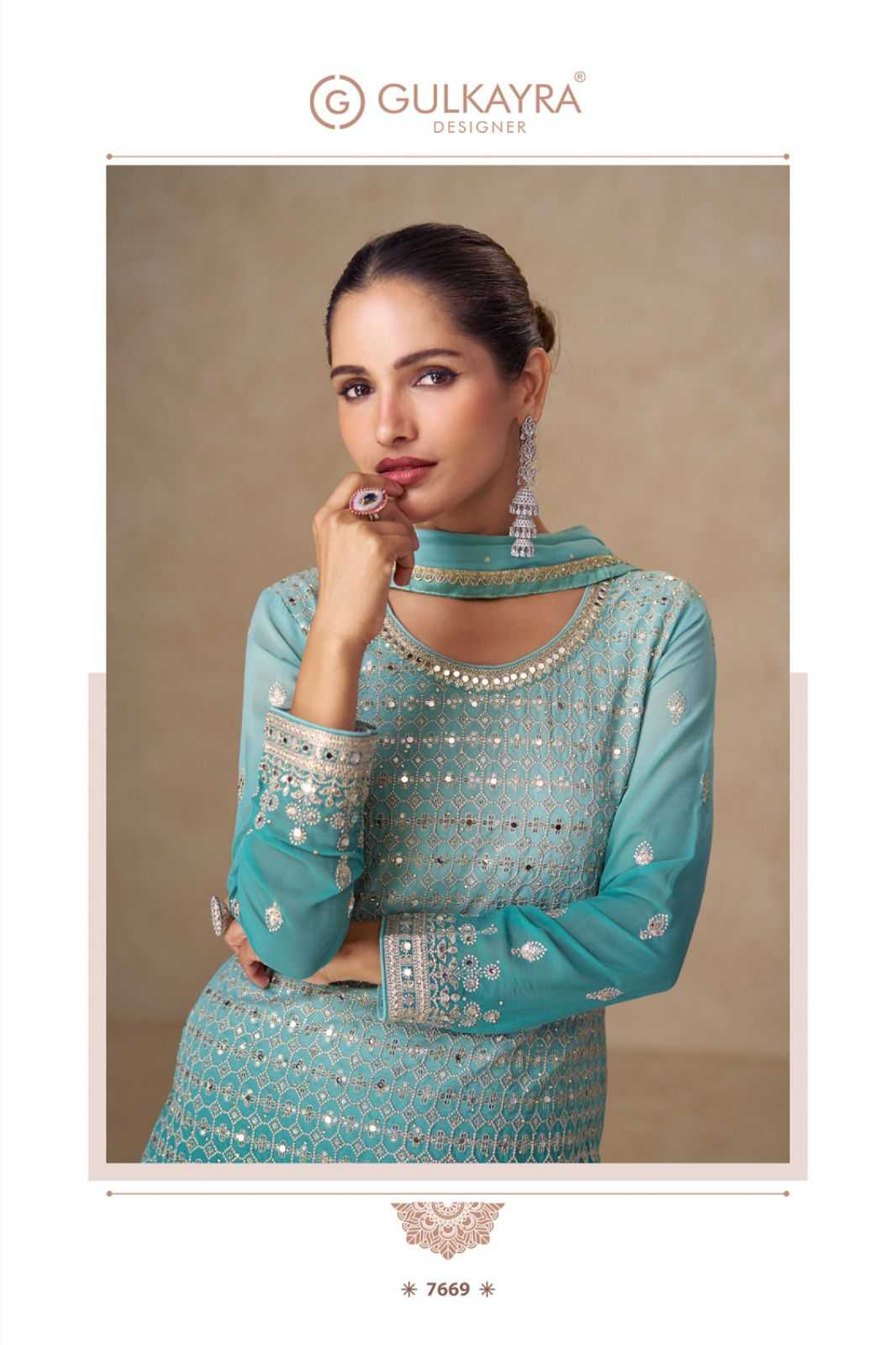 Georgette Palazzo Suit