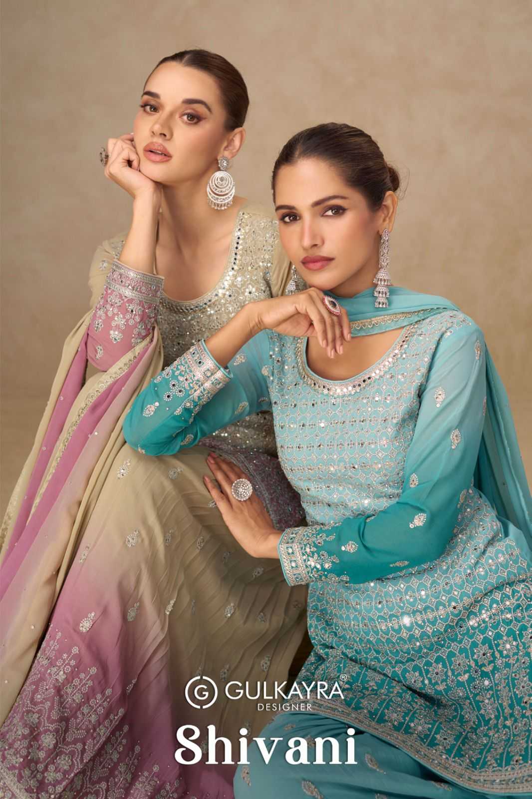 Georgette Palazzo Suit