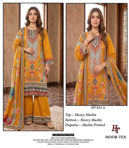 Heavy Muslin Pakistani Suit