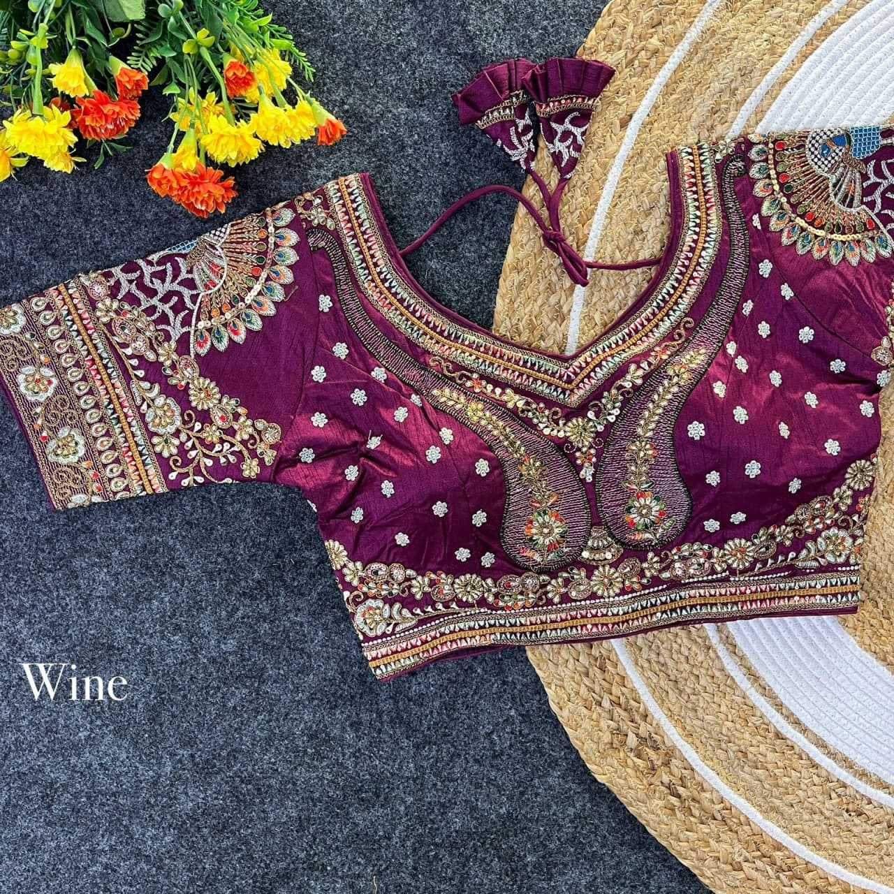 Italian Silk Designer Blouse