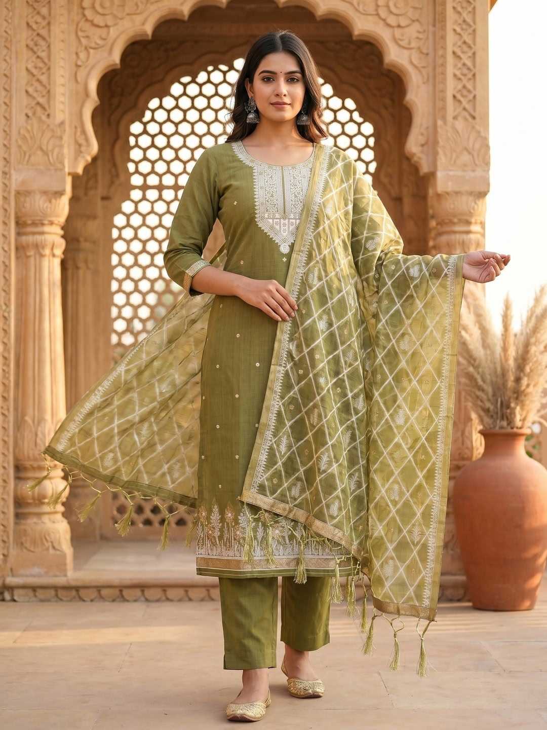 Cotton Unstitched Suit