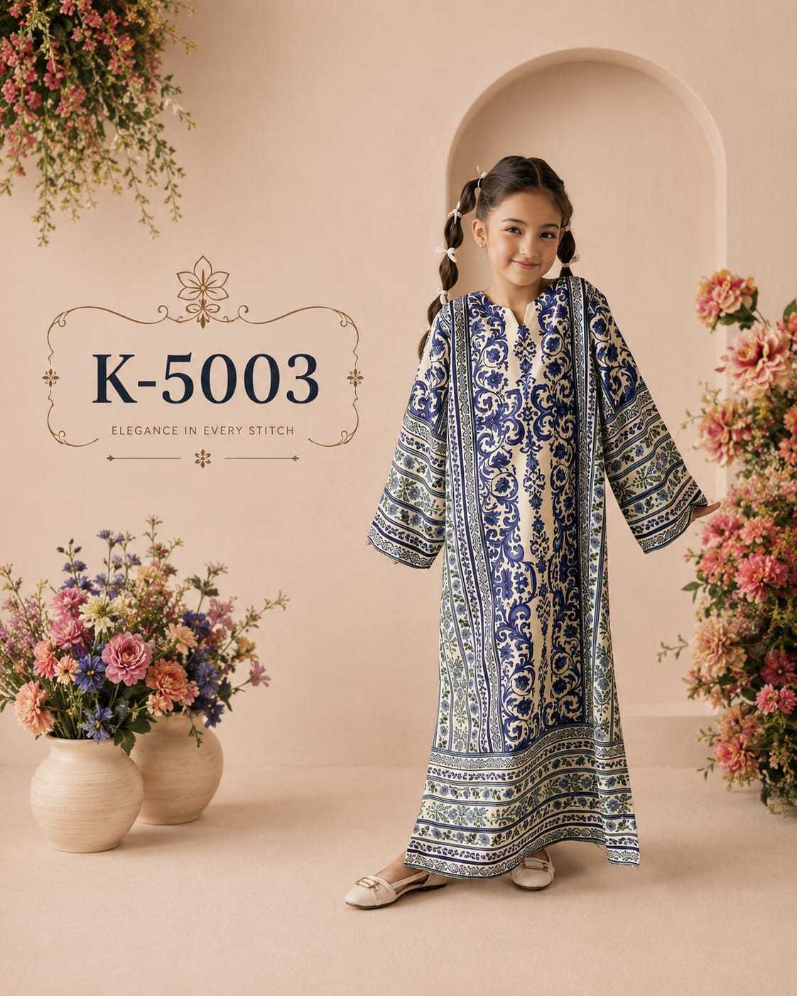 Satin Kids Gown