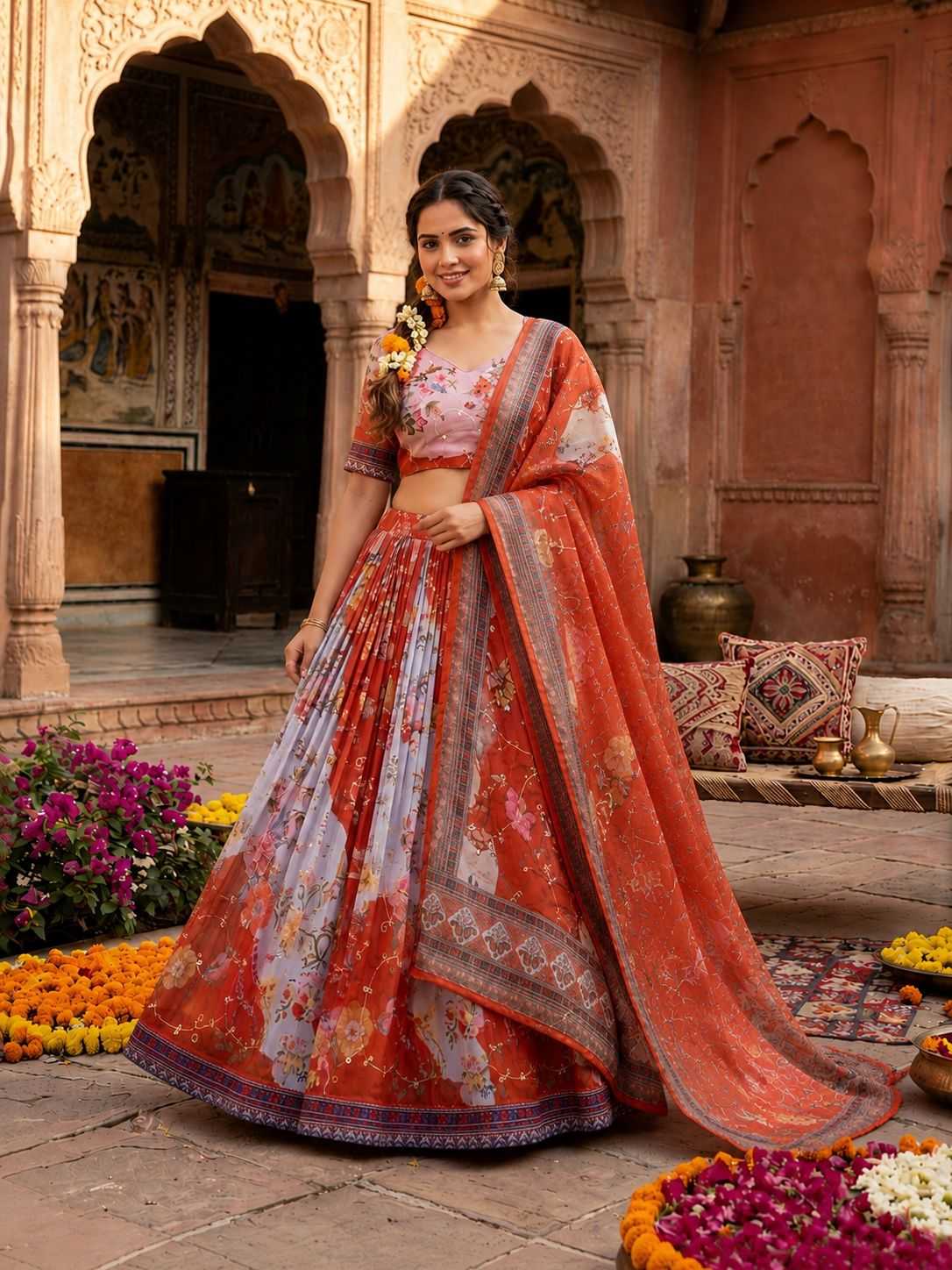 Silk Lehenga