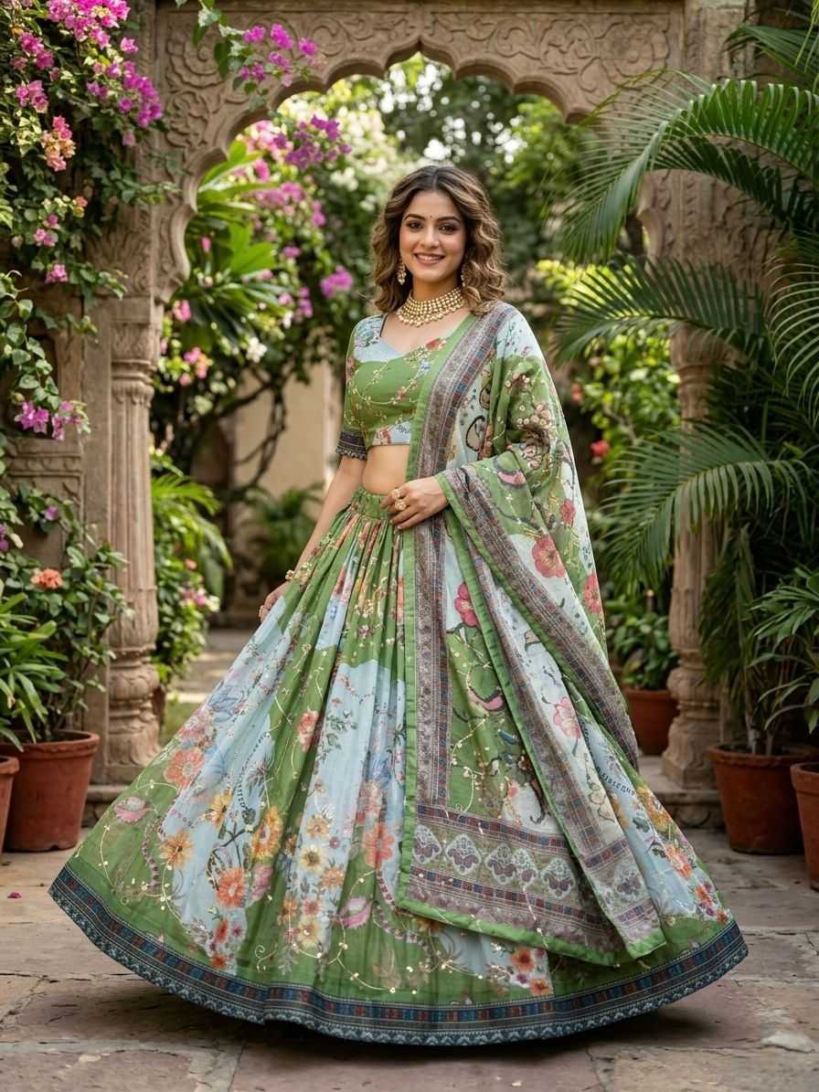 Silk Lehenga