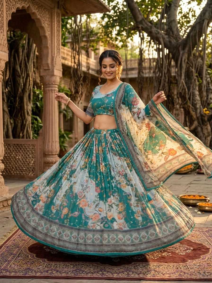 Silk Lehenga