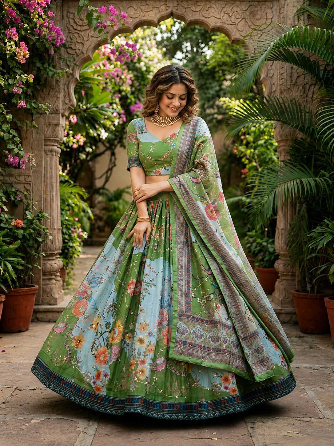 Silk Lehenga