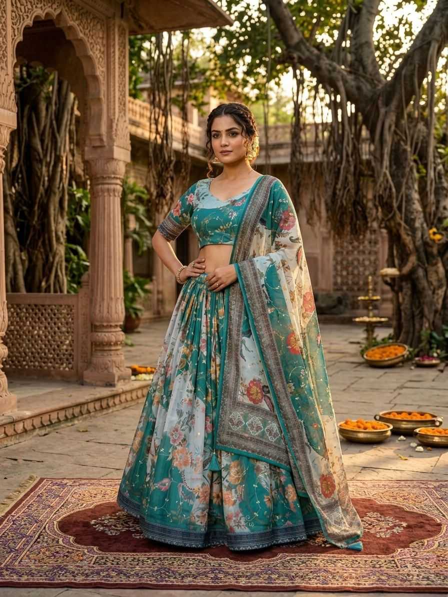 Silk Lehenga