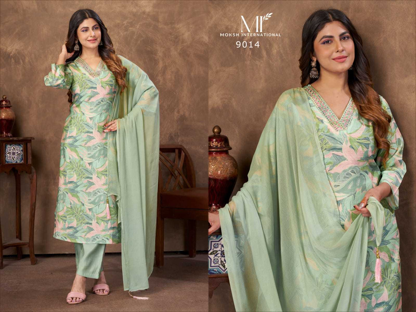 Chanderi Silk Party Wear Suit