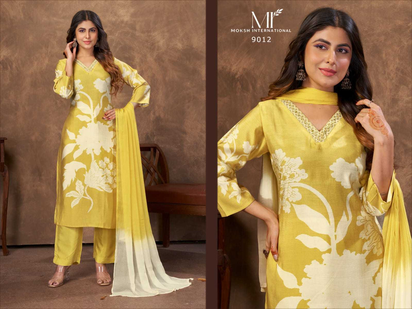 Chanderi Silk Party Wear Suit