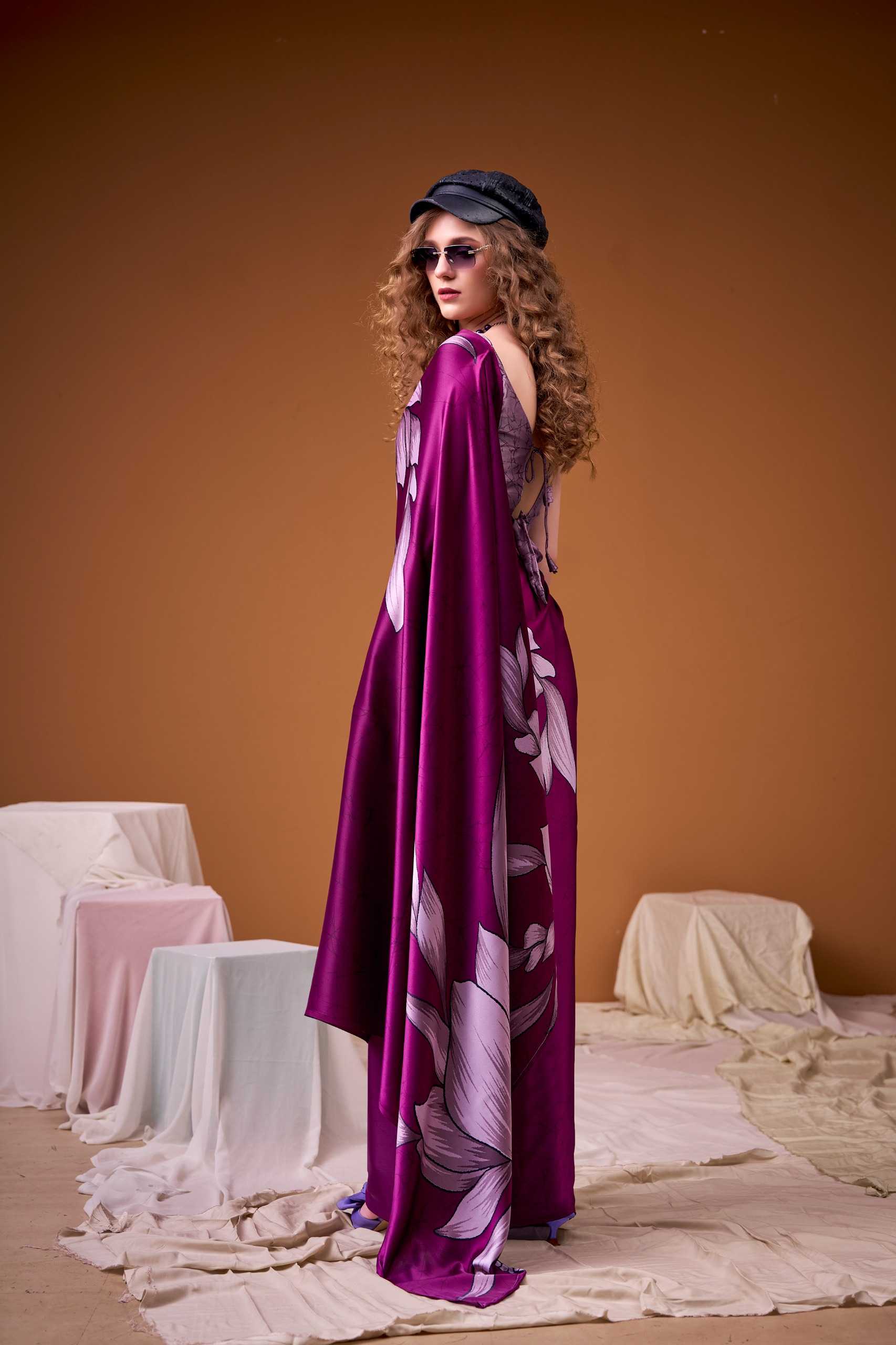 Satin Silk Saree
