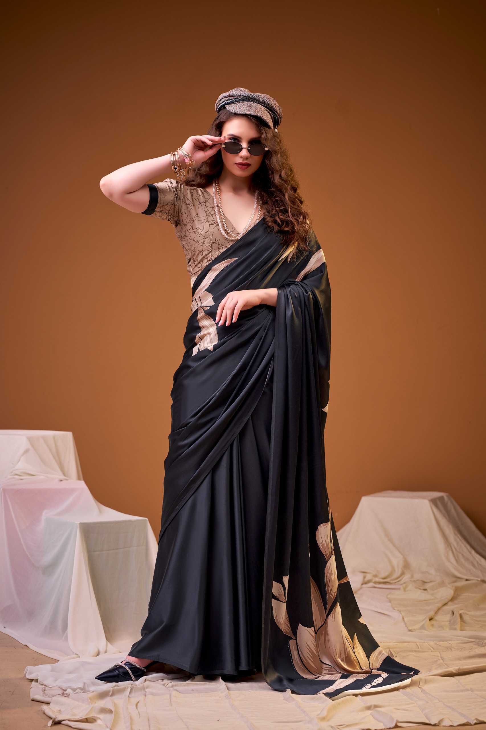 Satin Silk Saree