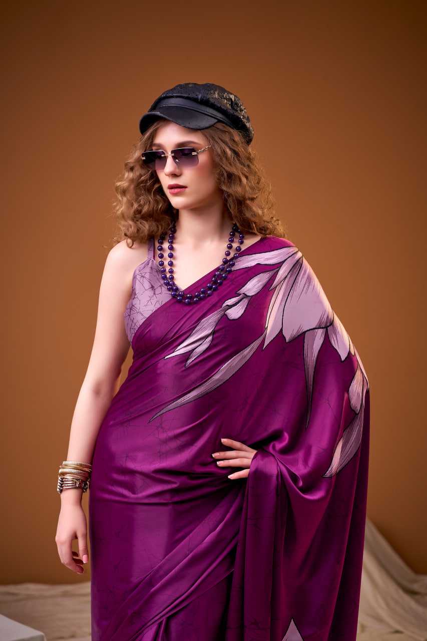 Satin Silk Saree