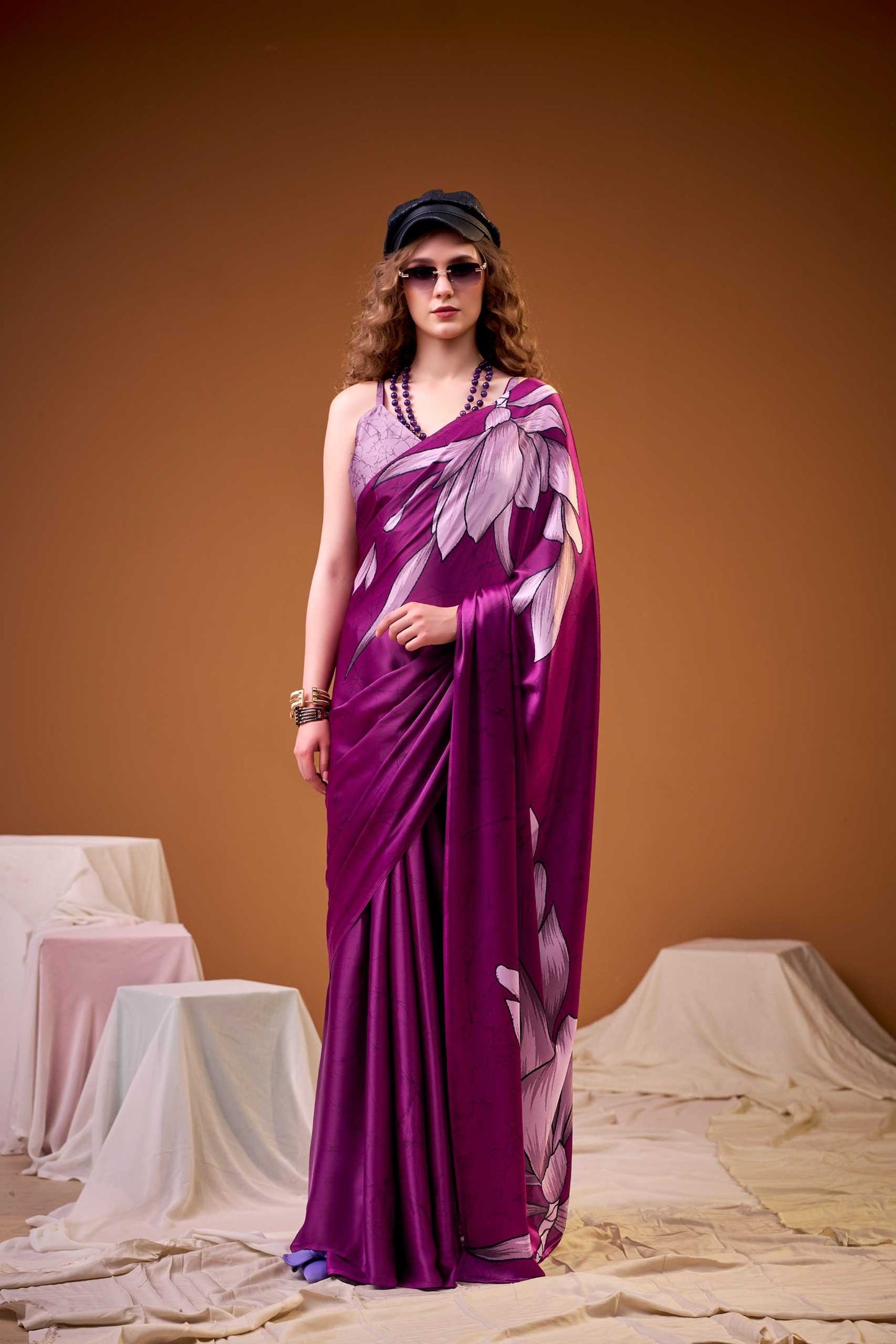Satin Silk Saree