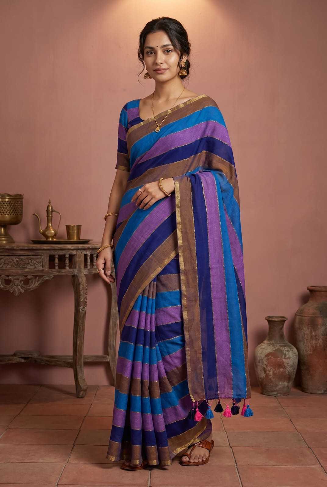 Khadi Cotton Festive Saree