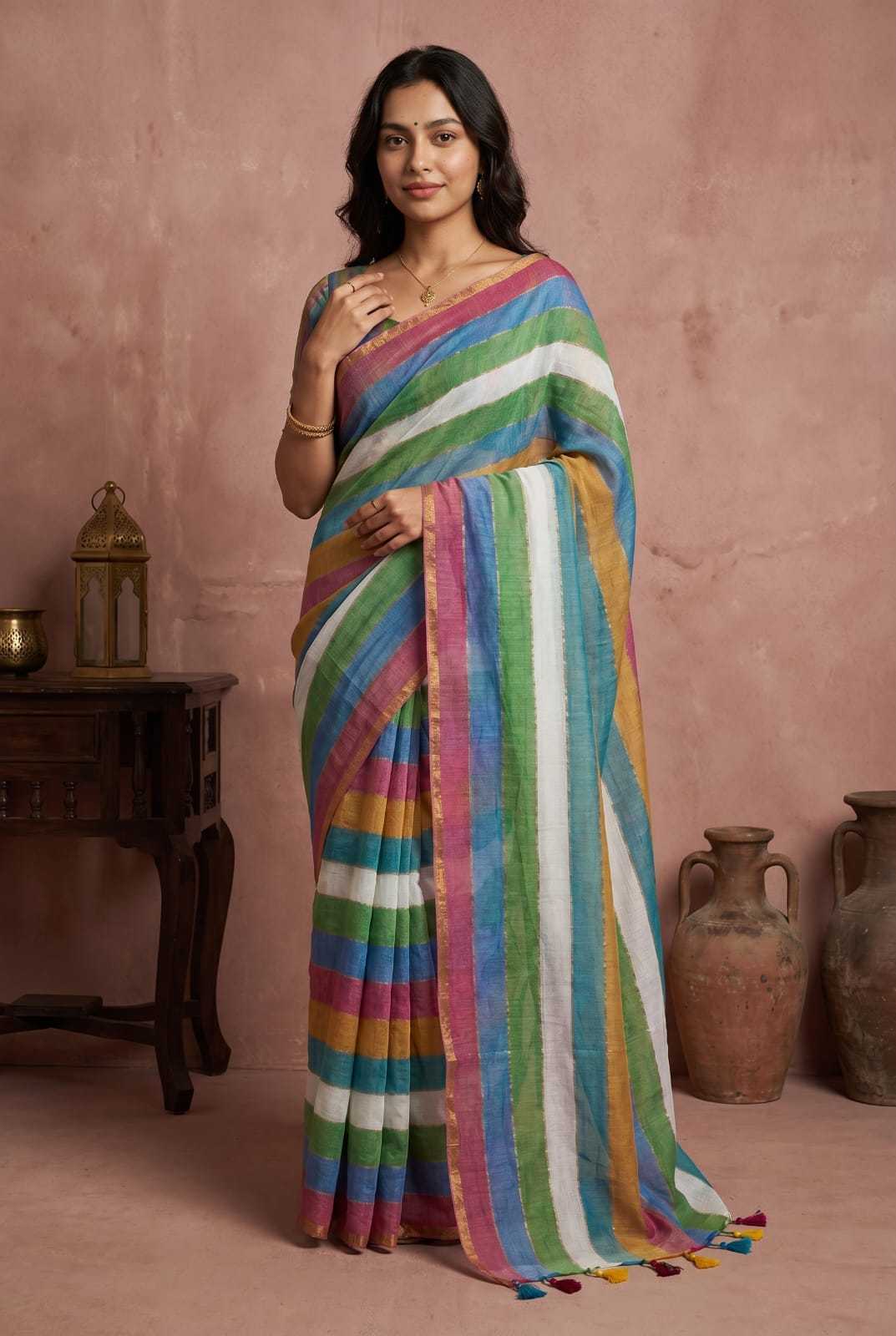 Khadi Cotton Festive Saree