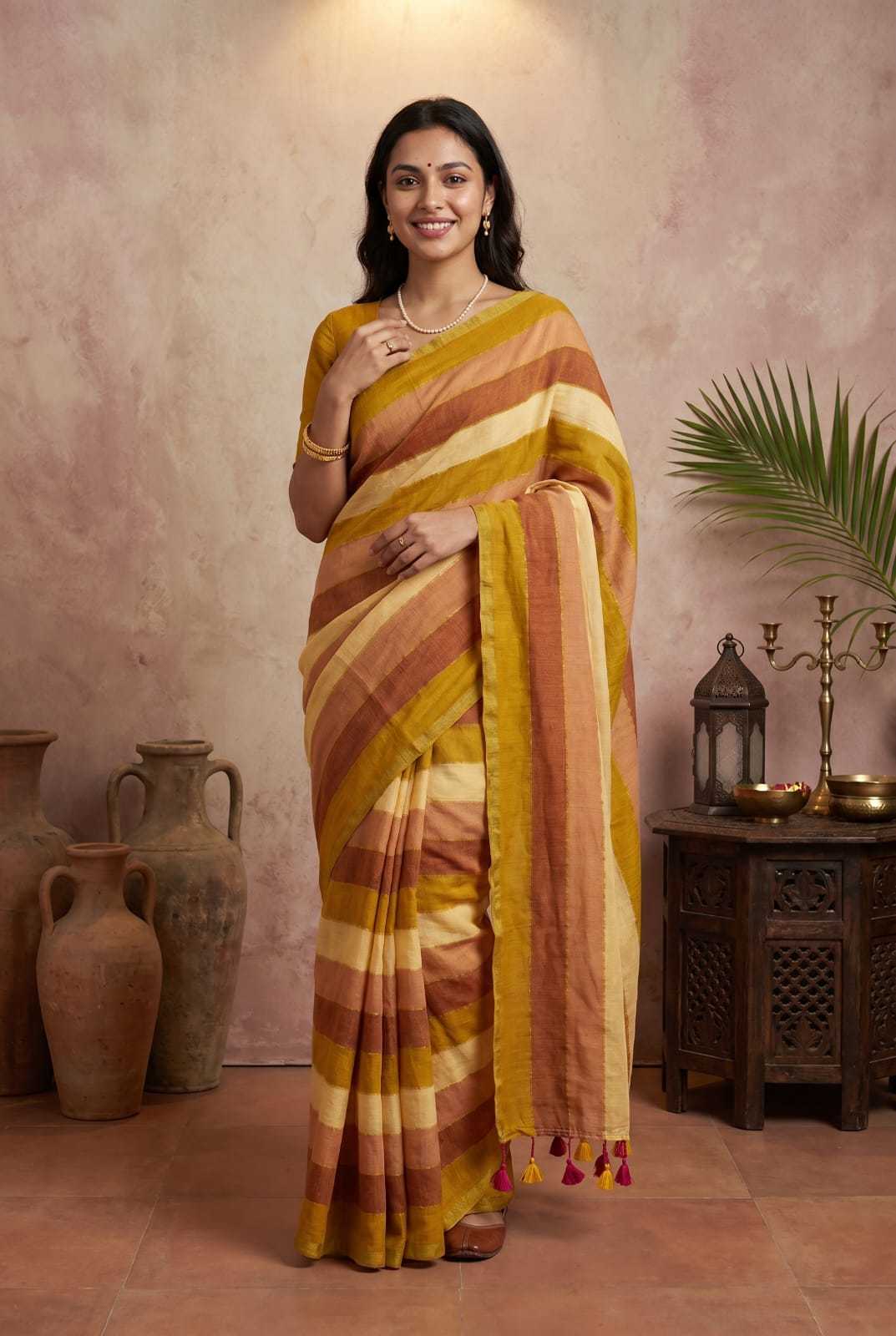 Khadi Cotton Festive Saree