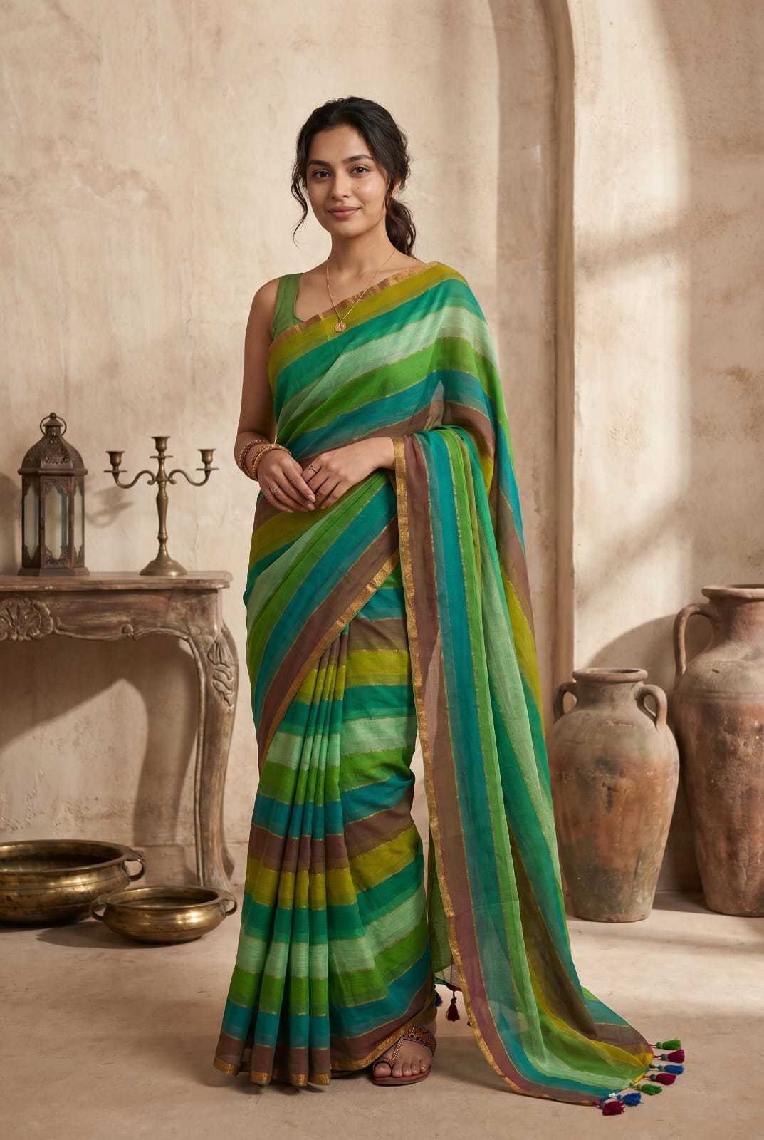 Khadi Cotton Festive Saree