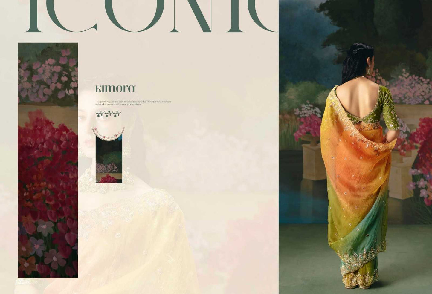 Sequins Work Saree