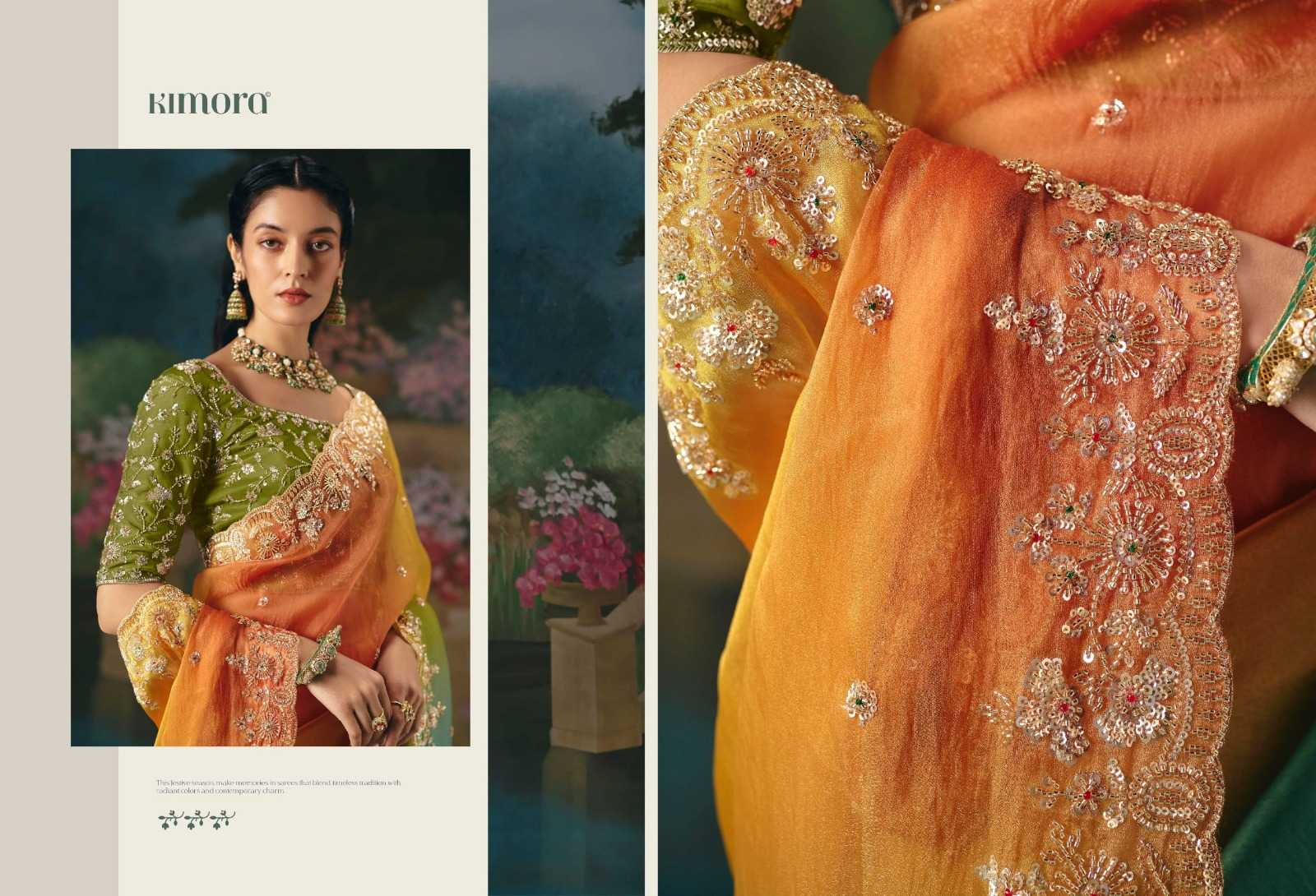 Sequins Work Saree