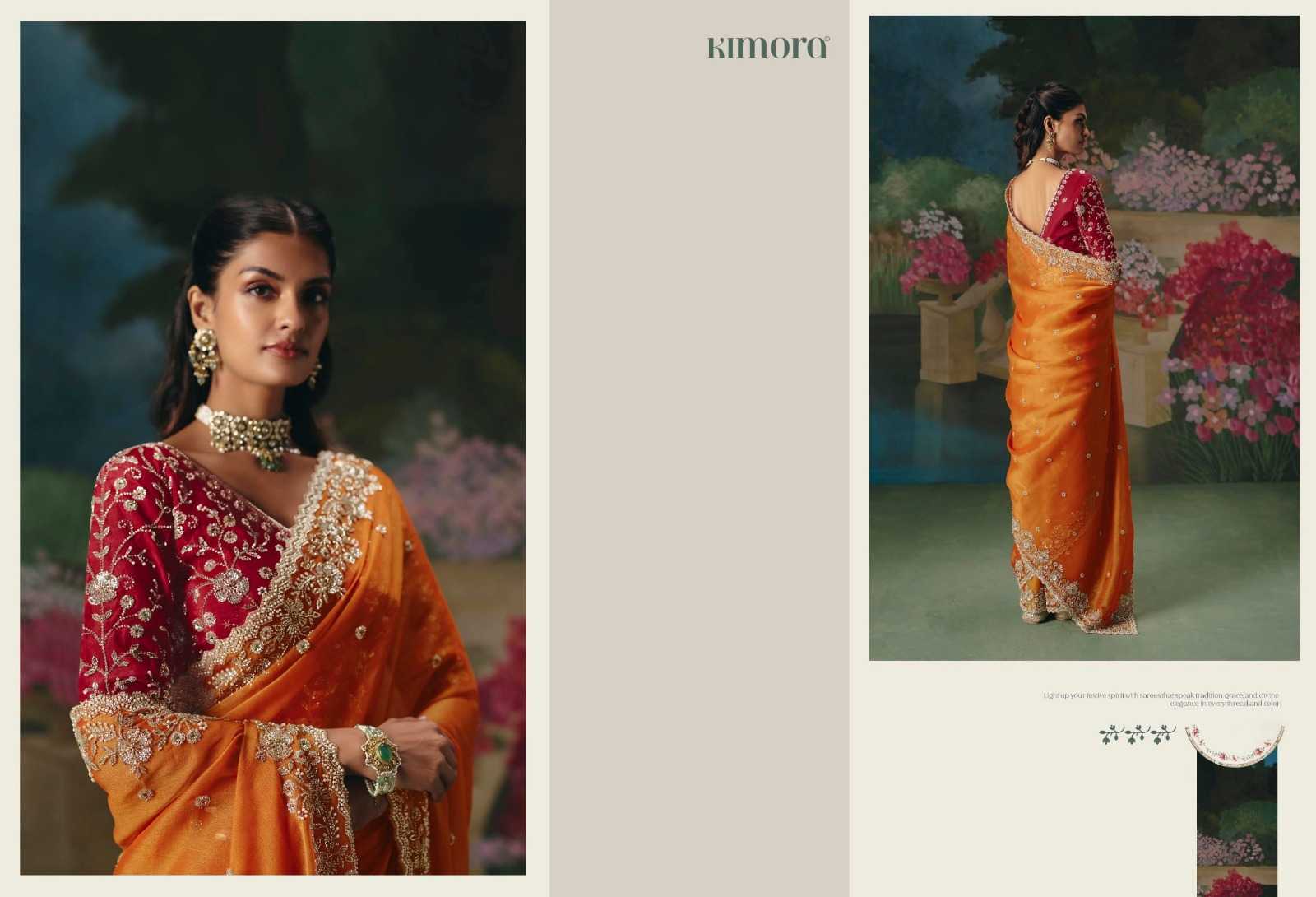 Sequins Work Saree