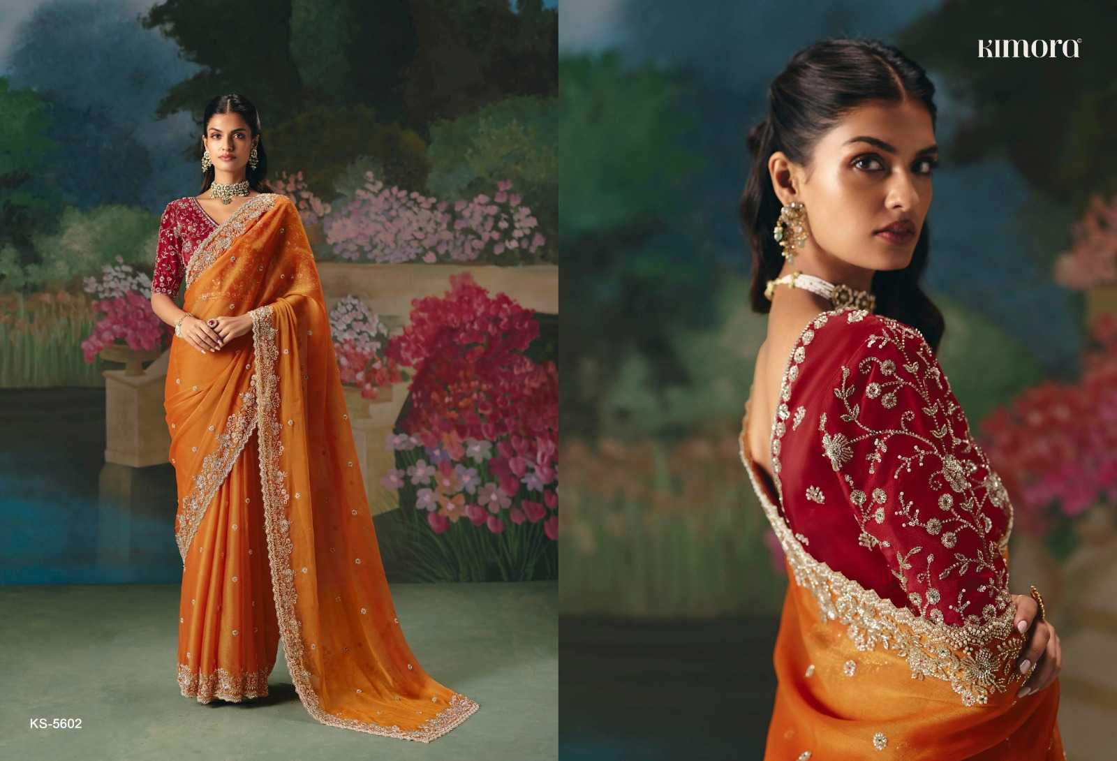 Sequins Work Saree